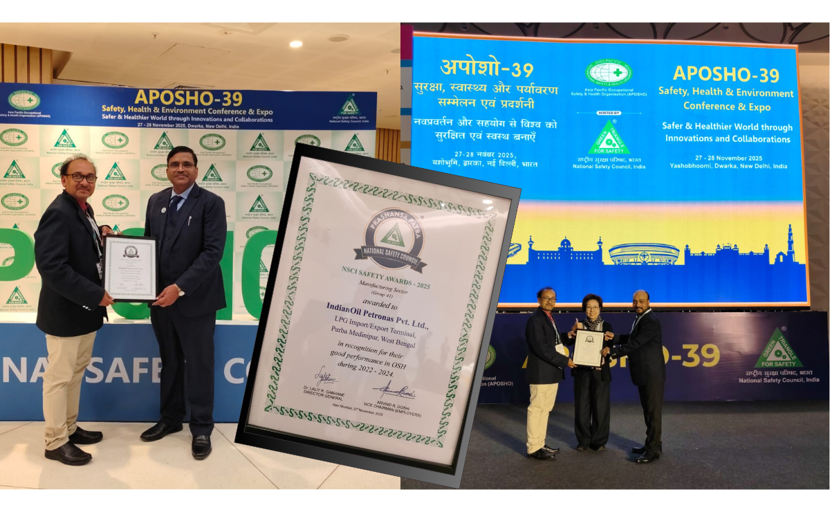 IPPL Haldia Receives Prestigious “Prashansa Patra” for Exemplary Safety and Operational Excellence